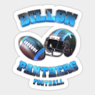 Dillon Panthers football Sticker